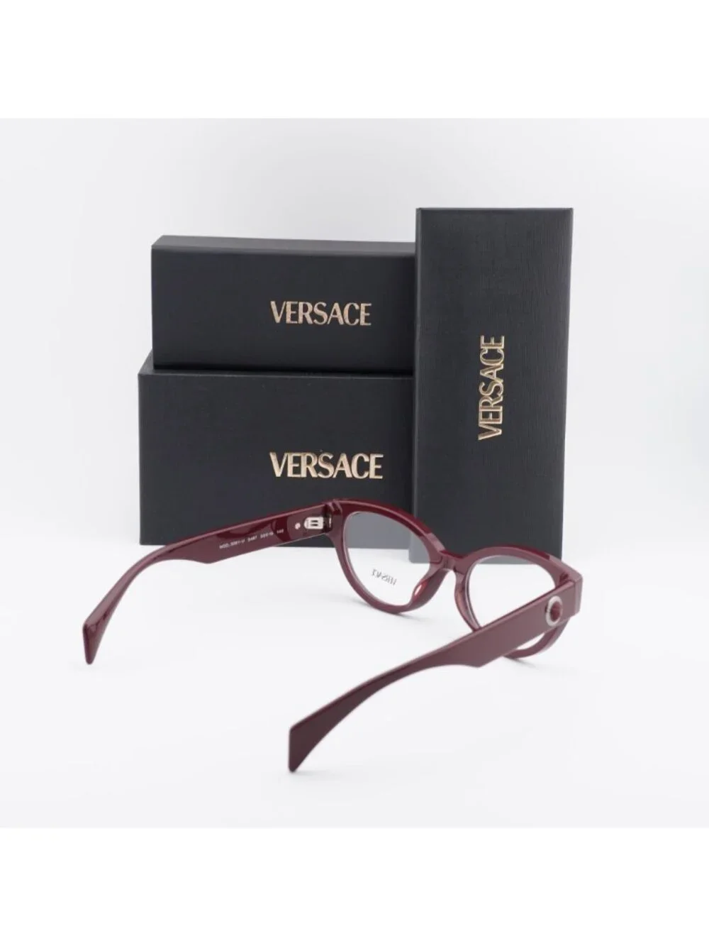 Versace VE3361U 5487 Cat Eye Eyeglasses 53mm - Bordeaux 53mm
